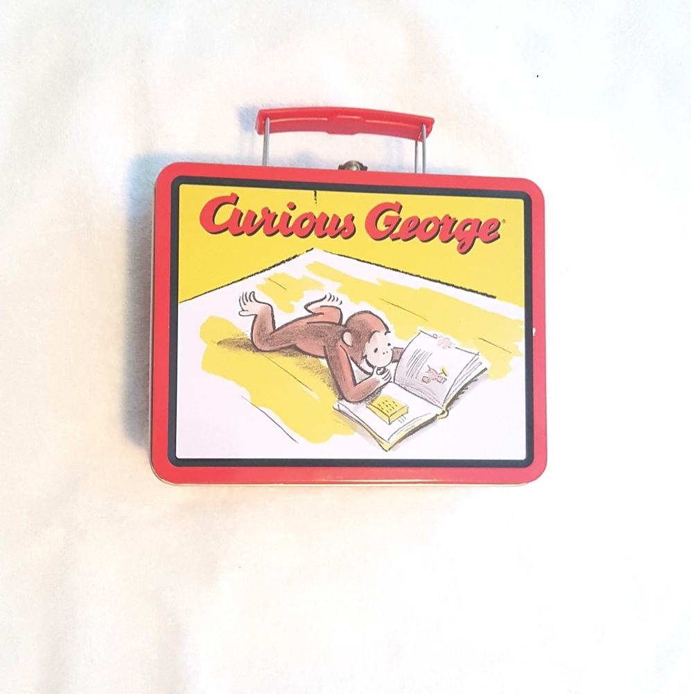 Vintage Curious George Tin Lunchbox in New Condition
